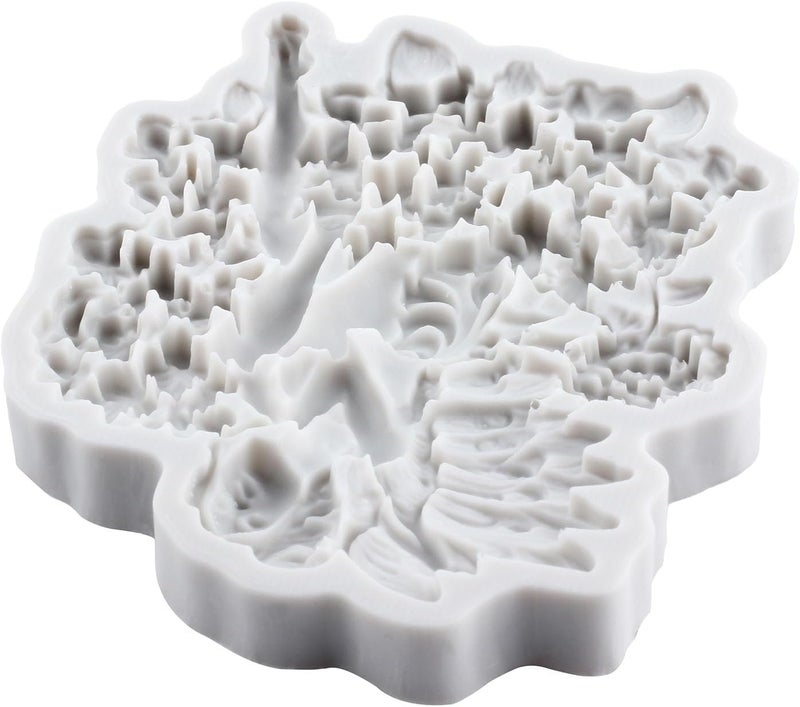TAOXIBEI Baroque Flower Fairy Silicone Mold Fairy Polymer Clay Molds for DIY Crafts Epoxy Resin Casting Air Dry Polymer Clay Plaster Jewelry Making - Image 4